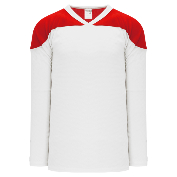 White/Red Blue AK Hockey Practice Jersey Jersey