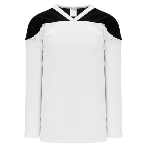 White/Black AK Hockey Practice Jersey Jersey