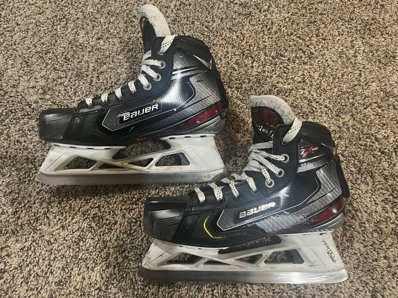 Bauer Vapor 2X Pro Hockey Goalie Skates Regular Width Pro Stock Size 5.5 (Used)