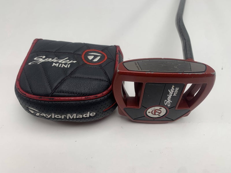 TaylorMade Spider Mini Red Putter 34" SuperStroke Pistol GTR 1.0 Mens RH HC