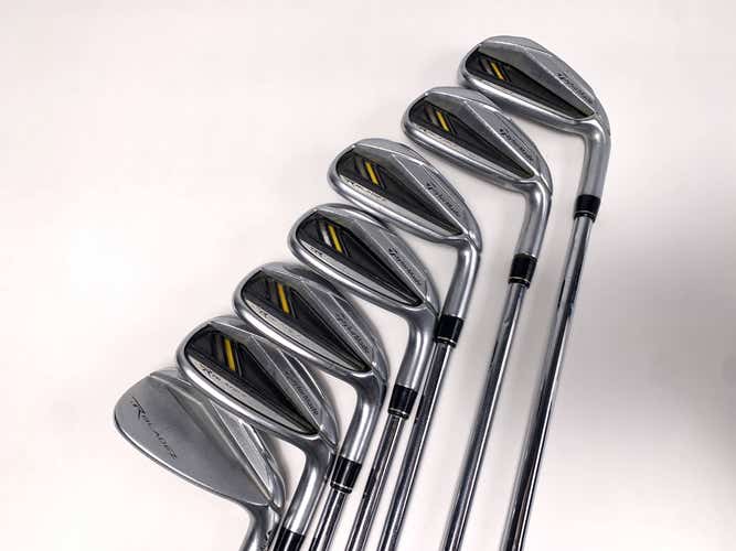 TaylorMade RocketBladez Iron Set 5-PW+GW KBS RocketFuel Stiff Steel Mens RH