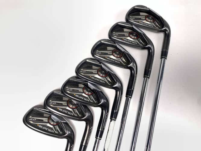 TaylorMade Burner 2.0 Iron Set 4-PW True Temper Dynamic Gold S300 Stiff RH