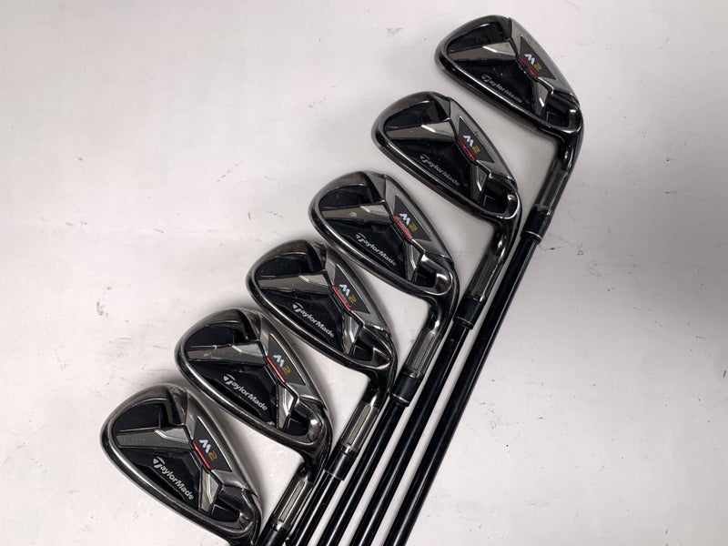 TaylorMade M2 Iron Set 6-PW+GW REAX 65g Regular Graphite Mens RH
