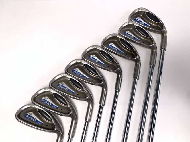 Ping G2 Iron Set 3-PW Black Dot TFC 100 Regular Steel Mens RH
