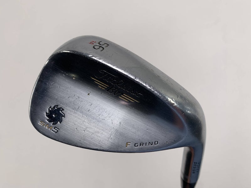 Titleist Vokey SM5 Tour Chrome Sand Wedge SW 56* 14 F-Grind Wedge Mens RH