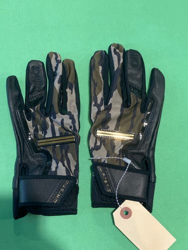Black Camo Adult Warstic Battle 1K3 Batting Gloves (NEW)