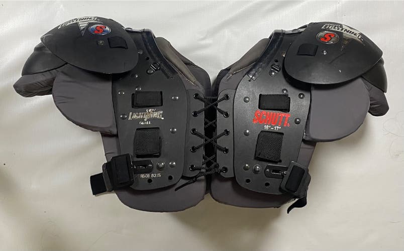 Small Adult Schutt Lightning Shoulder Pads