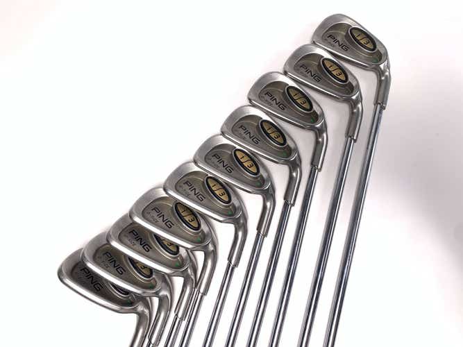 Ping i3 Oversize Iron Set 3-PW+SW+LW Green Dot 2* Up Cushin JZ Regular RH