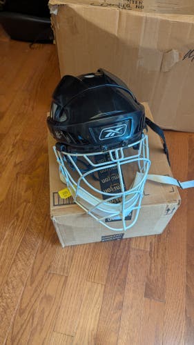 Reebok Helmet with Vintage HM-30 Cat Eye Cage