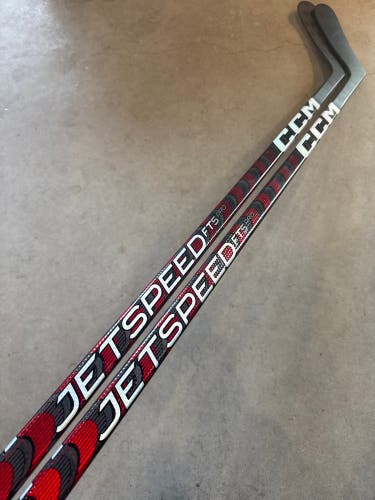 2 PACK 90 Flex P92M Senior CCM JetSpeed FT5 Pro Left Hand Hockey Stick P92M Pro Stock (New) NHL