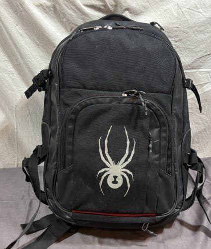 Spyder Ski Gear Backpack w/Deployable Mesh Helmet Carrier 5.5" x 13" x 20"