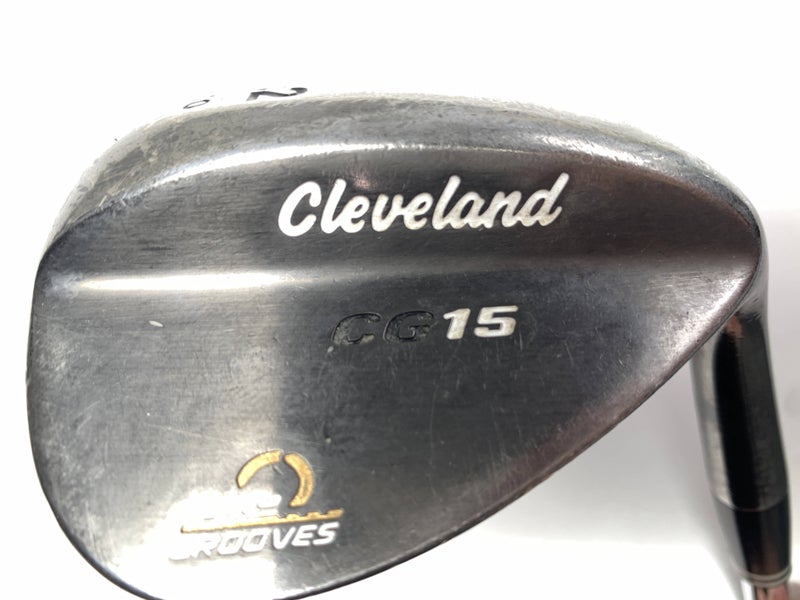 Cleveland CG15 Black Pearl Gap Wedge GW 52* 10 Bounce Traction Wedge Mens RH