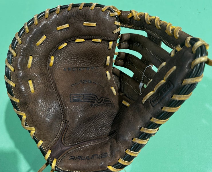 Brown Rawlings Revo LH First Base Baseball Glove 12" (Used)