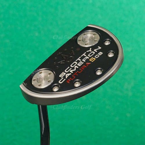 LH Scotty Cameron Futura 5CB 35" Single-Bend Mallet Putter Titleist w/JumboMax