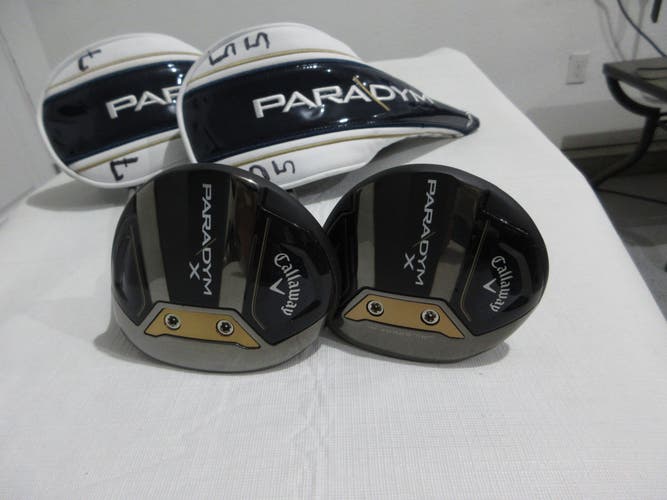 Callaway Paradym X Fairway Wood Set - 18* - 21* - Ascent 50 Senior Flex Graphite