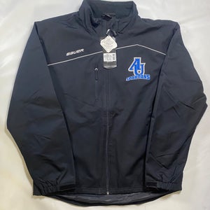 New Black Men's XL Bauer Jacket - Aurora University