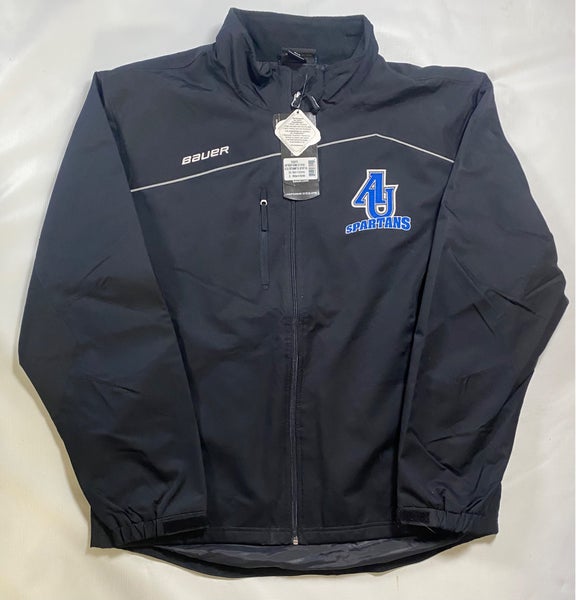 New Black Men's XL Bauer Jacket - Aurora University