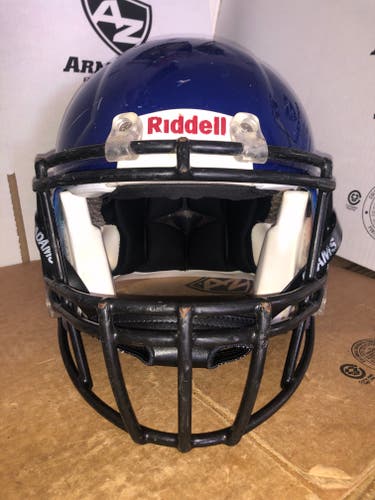 USED RIDDELL SPEED ADULT HELMET - MEDIUM - ROYAL BLUE METALLIC