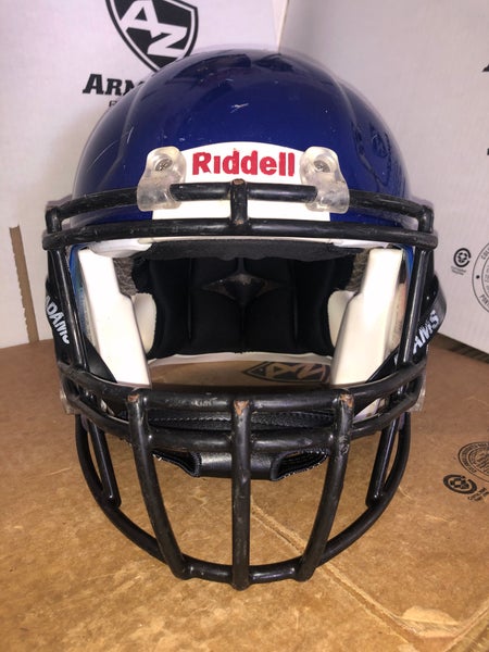 USED RIDDELL SPEED ADULT HELMET - MEDIUM - ROYAL BLUE METALLIC