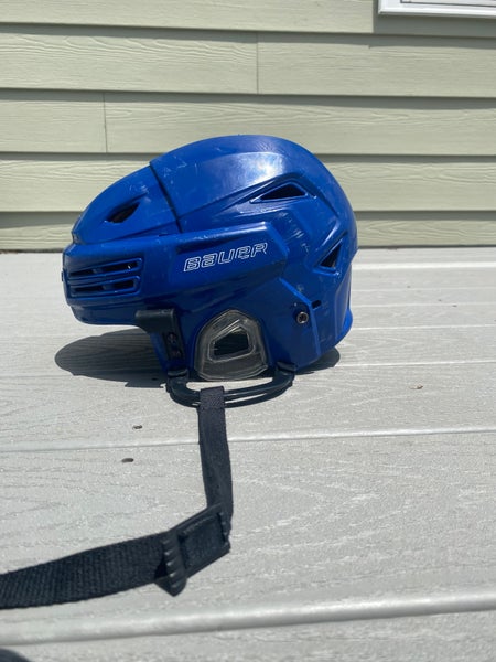 Medium Bauer Re-Akt 200 Helmet Pro Stock Royal Blue (Used)