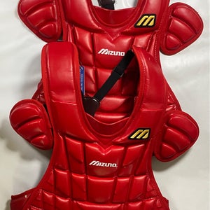 NOS Mizuno Catchers Chest Protector - Red