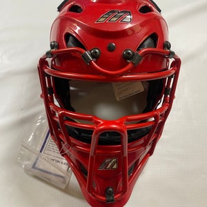 NOS Red Mizuno Tsunami Catcher's Mask
