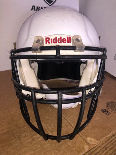 USED RIDDELL SPEED ADULT HELMET - MEDIUM - METALLIC WHITE