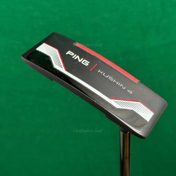 Ping 2021 Kushin 4 Black Dot 34" Flow-Neck Putter Golf Club