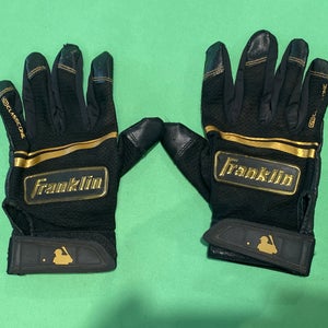 Black Small Youth Franklin Classic One Batting Gloves (Used)