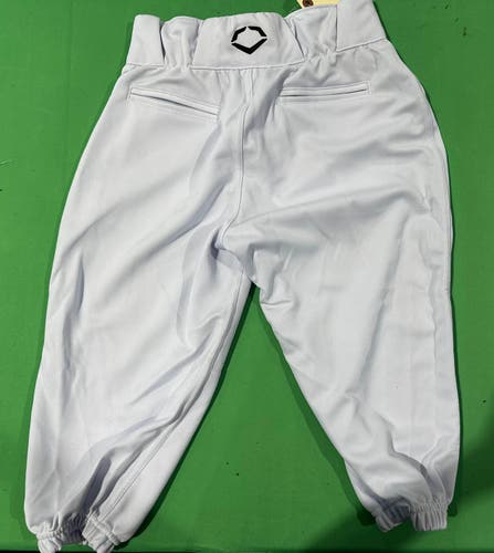 White Unisex Small Youth EvoShield Salute Relax Game Pants (New)
