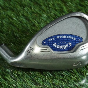 CALLAWAY GOLF STEELHEAD X-16 SAND WEDGE "S" ULTRA LIGHT STEEL SHAFT RH 54