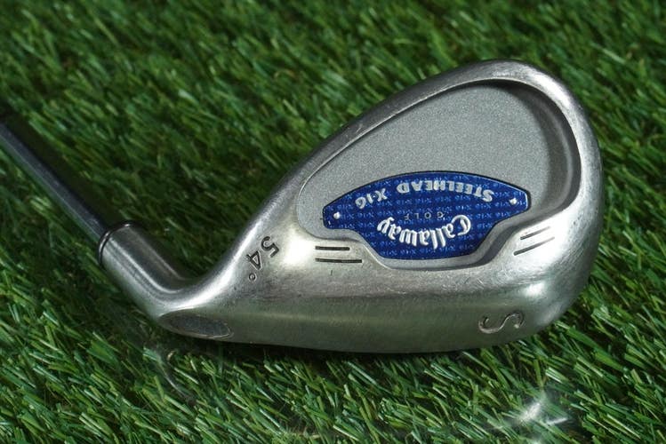 CALLAWAY GOLF STEELHEAD X-16 SAND WEDGE "S" ULTRA LIGHT STEEL SHAFT RH 54
