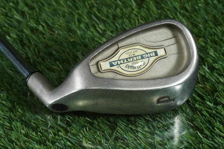 CALLAWAY GOLF BIG BERTHA X-12 IRONS 1998 PITCHING WEDGE "P" MEMPHIS 10 STEEL RH