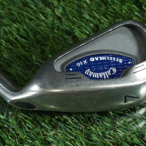 CALLAWAY GOLF STEELHEAD X-16 7 IRON ULTRA LIGHT STEEL SHAFT RH ~ L@@K!!
