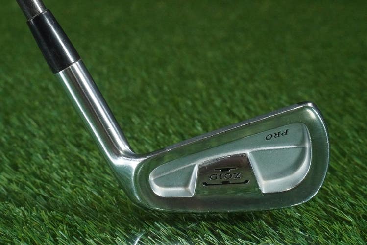MIZUNO T-ZOID PRO FORGED 7 IRON TURBO GOLD GRAPHITE REGULAR FLEX RH ~ NICE!!