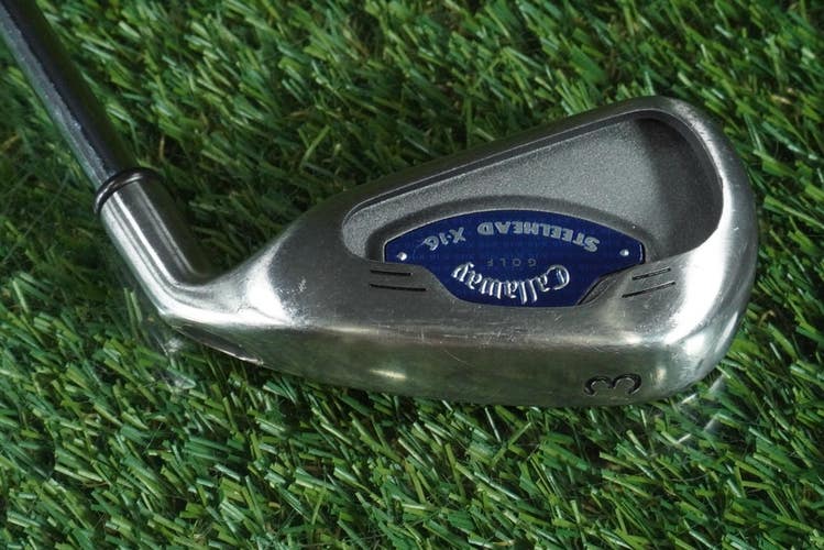 CALLAWAY GOLF STEELHEAD X-16 3 IRON TRUE TEMPER ULTRA LIGHT STEEL SHAFT RH