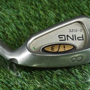 PING I3 O-SIZE 8 IRON CUSHIN JZ REGULAR FLEX STEEL GREEN DOT RH ~ L@@K!!