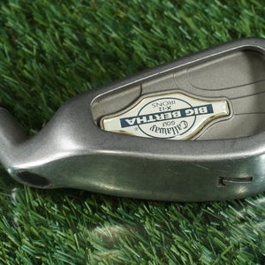CALLAWAY GOLF BIG BERTHA X-12 IRONS 1998 7 IRON MEMPHIS "10" STEEL RH ~ L@@K!!