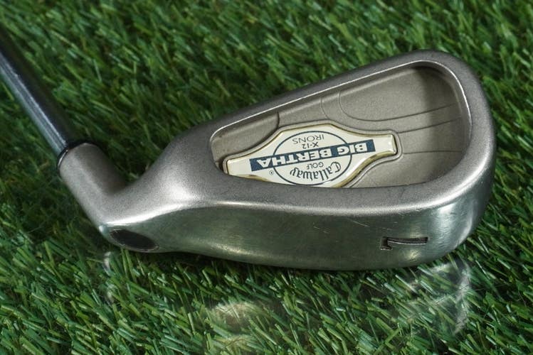 CALLAWAY GOLF BIG BERTHA X-12 IRONS 1998 7 IRON MEMPHIS "10" STEEL RH ~ L@@K!!