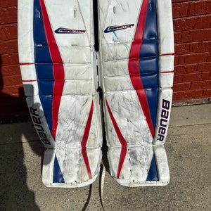 Bauer reactor 7000 senior goalie pads roller/floor hockey