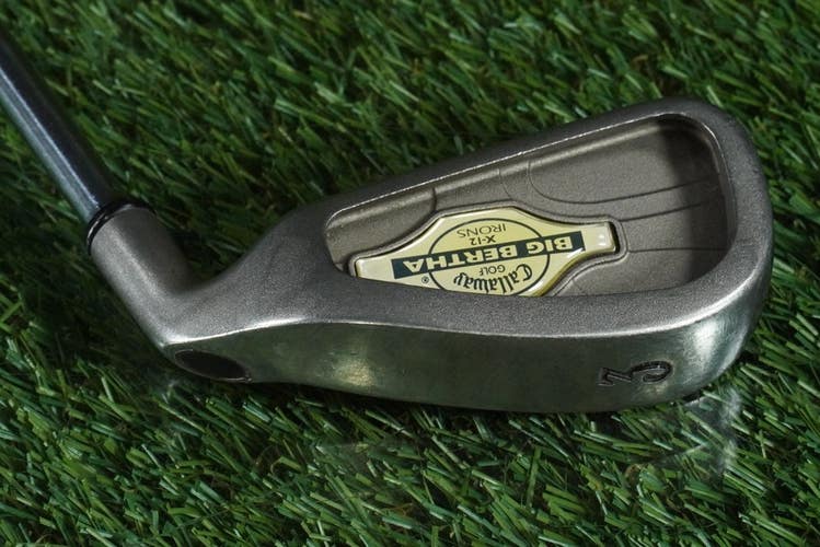 CALLAWAY GOLF BIG BERTHA X-12 IRONS 1998 3 IRON MEMPHIS "10" STEEL RH ~ L@@K!!