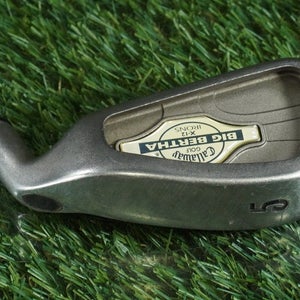 CALLAWAY GOLF BIG BERTHA X-12 IRONS 1998 5 IRON MEMPHIS "10" STEEL RH ~ L@@K!!