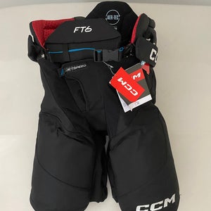 New Senior CCM JetSpeed FT6 Hockey Pants Black Large