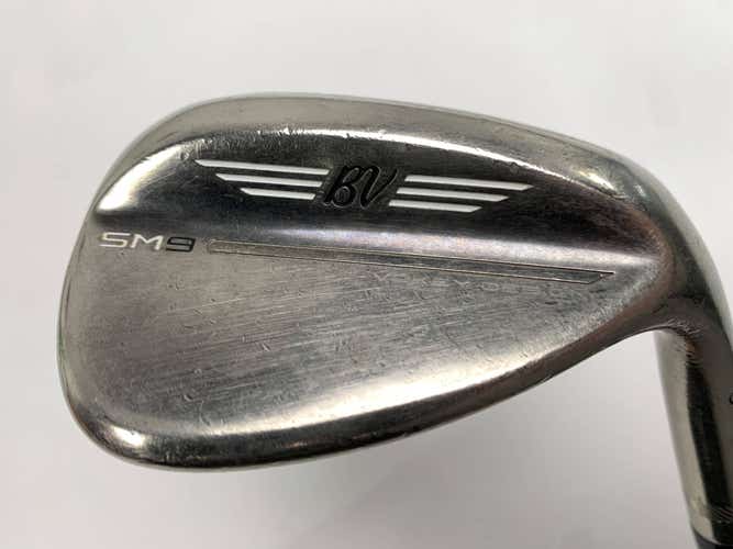 Titleist Vokey SM9 Brushed Steel Wedge 58* 10 Bounce S-Grind Wedge Steel Mens RH