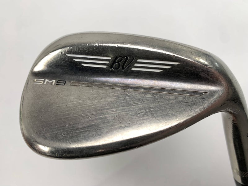 Titleist Vokey SM9 Brushed Steel Wedge 58* 10 Bounce S-Grind Wedge Steel Mens RH