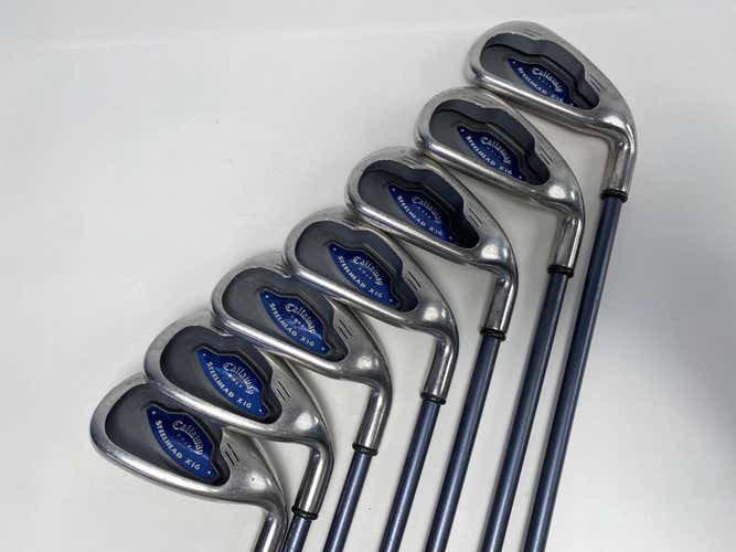 Callaway X-16 Iron Set 3-9 System CW85 Firm Graphite Mens RH