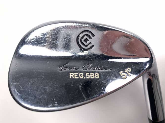 Cleveland Tour Action Wedge 51* Dynalite Gold Sensicore S300 Wedge Steel Mens RH