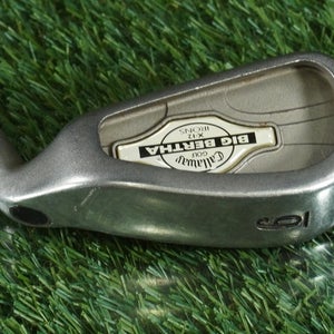 CALLAWAY GOLF BIG BERTHA X-12 IRONS 1998 6 IRON MEMPHIS "10" STEEL RH ~ L@@K!!