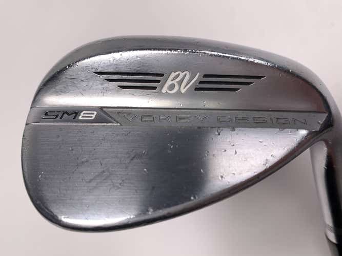 Titleist Vokey SM8 Tour Chrome Wedge 58* 10 Bounce S-Grind Wedge Steel Mens RH