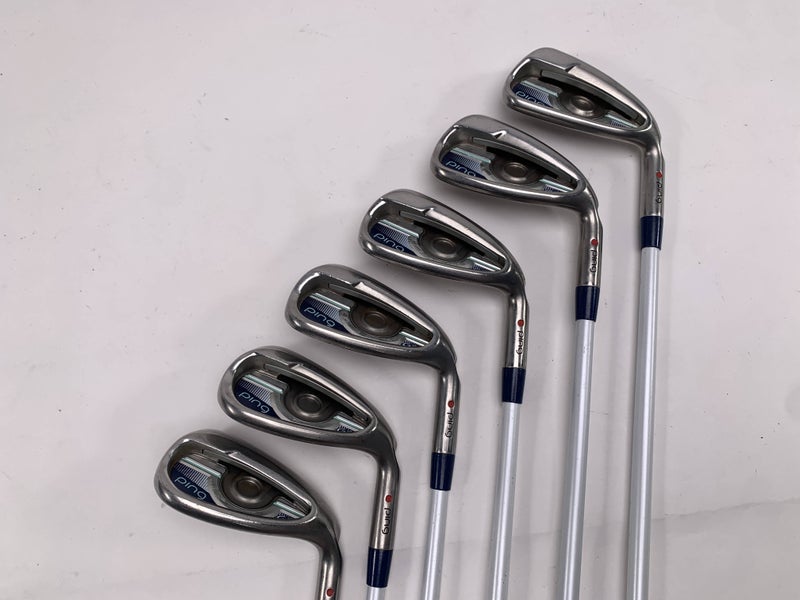 Ping G LE Iron Set 7-PW+GW+SW Red Dot 1* Flat ULT230 Ladies Graphite Womens RH